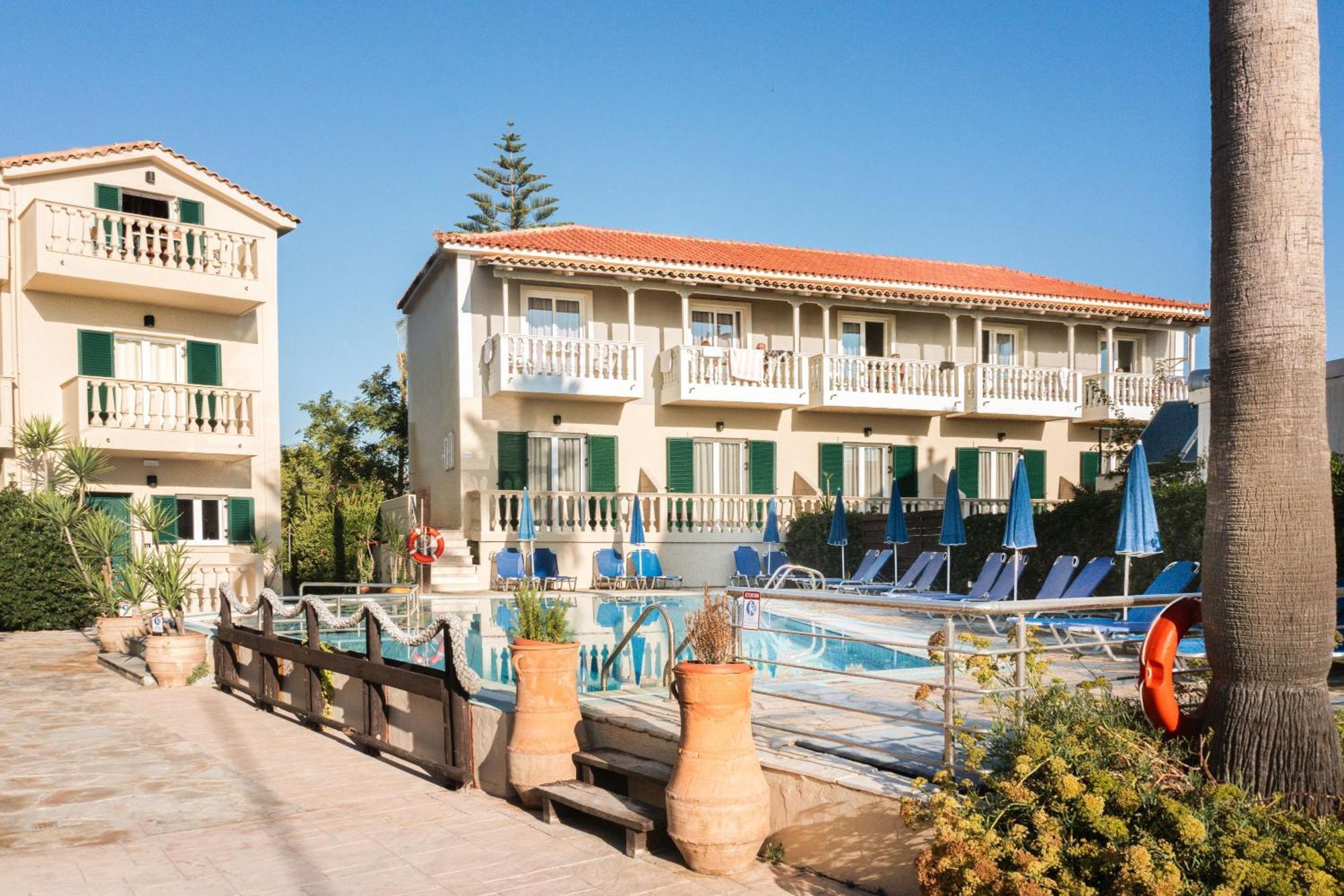 Manthos Beachfront Apartments Laganas Exterior photo